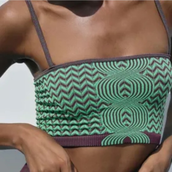 Zara knit tank crop top - size m/l - Picture 1 of 7